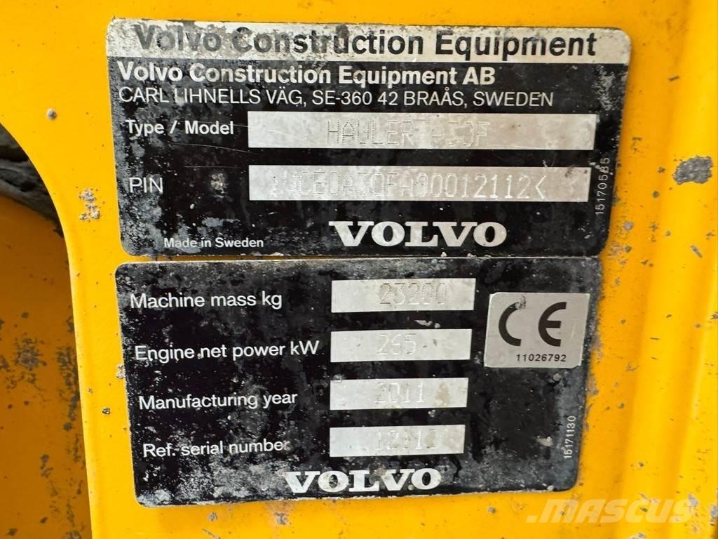 Volvo A30F Midjestyrd dumper