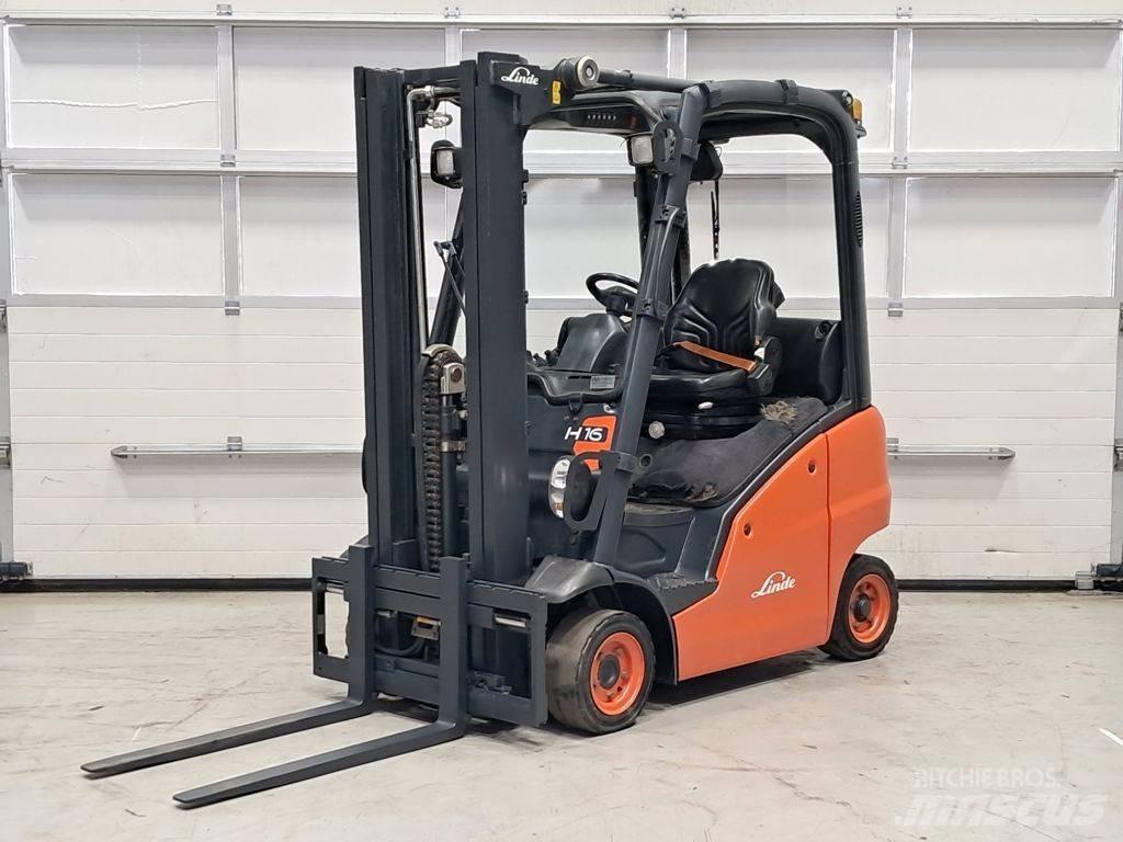 Linde H16D Dieselmotviktstruckar