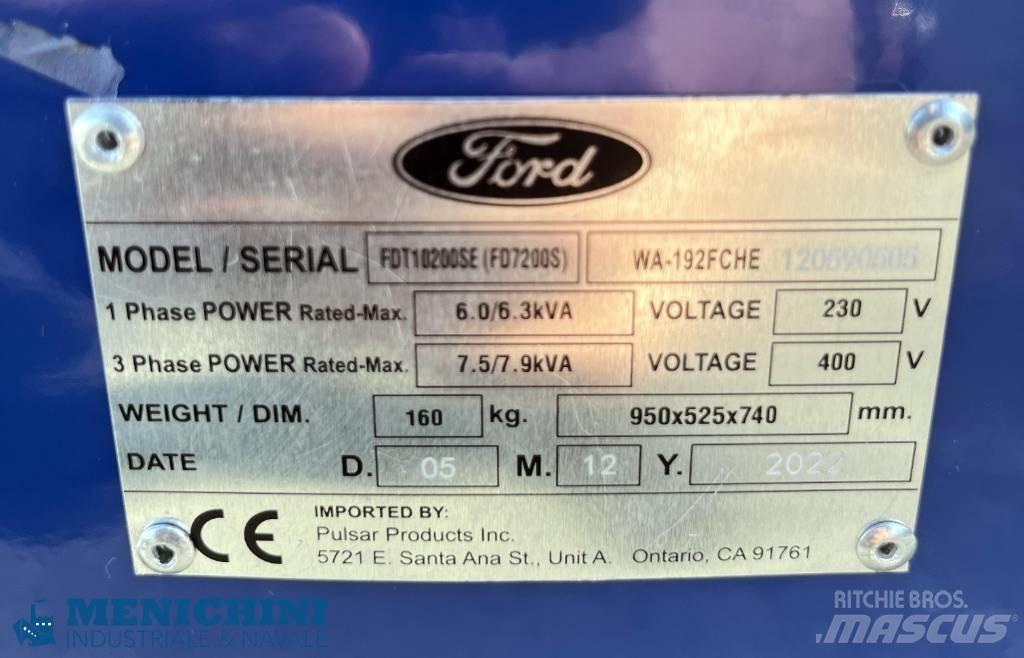Ford FDT10200SE Dieselgeneratorer