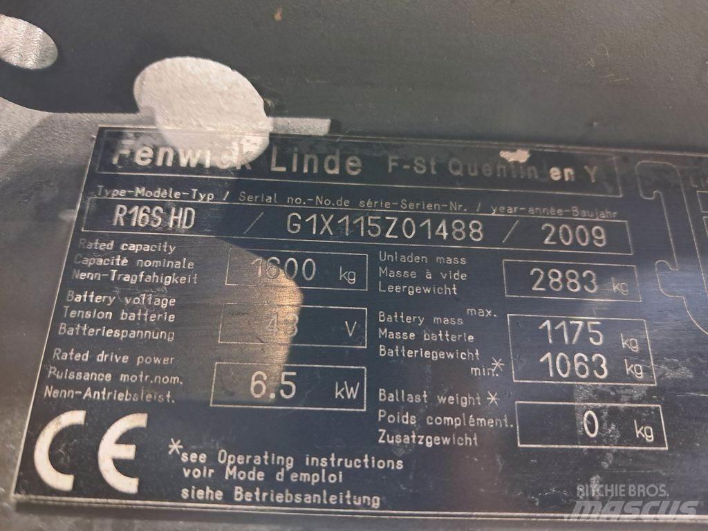 Linde R16 S HD Skjutstativtruck