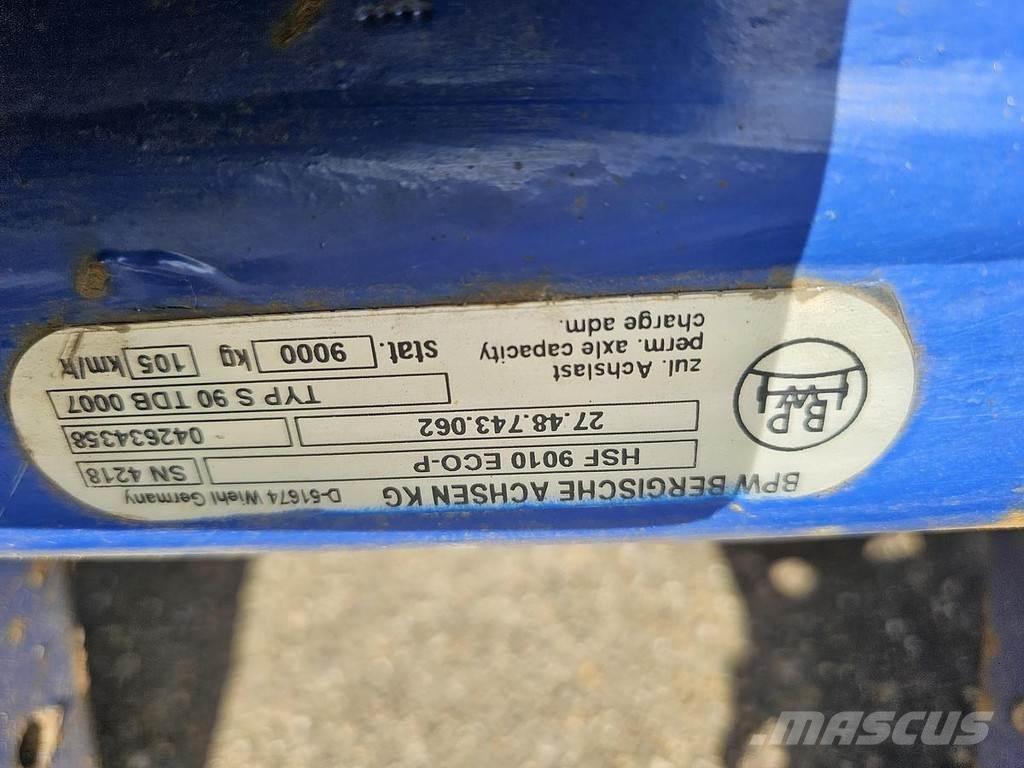 BPW HSF 9010 ECO-P Hjulaxlar