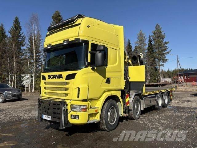 Scania R164G 8*4 Kranbilar
