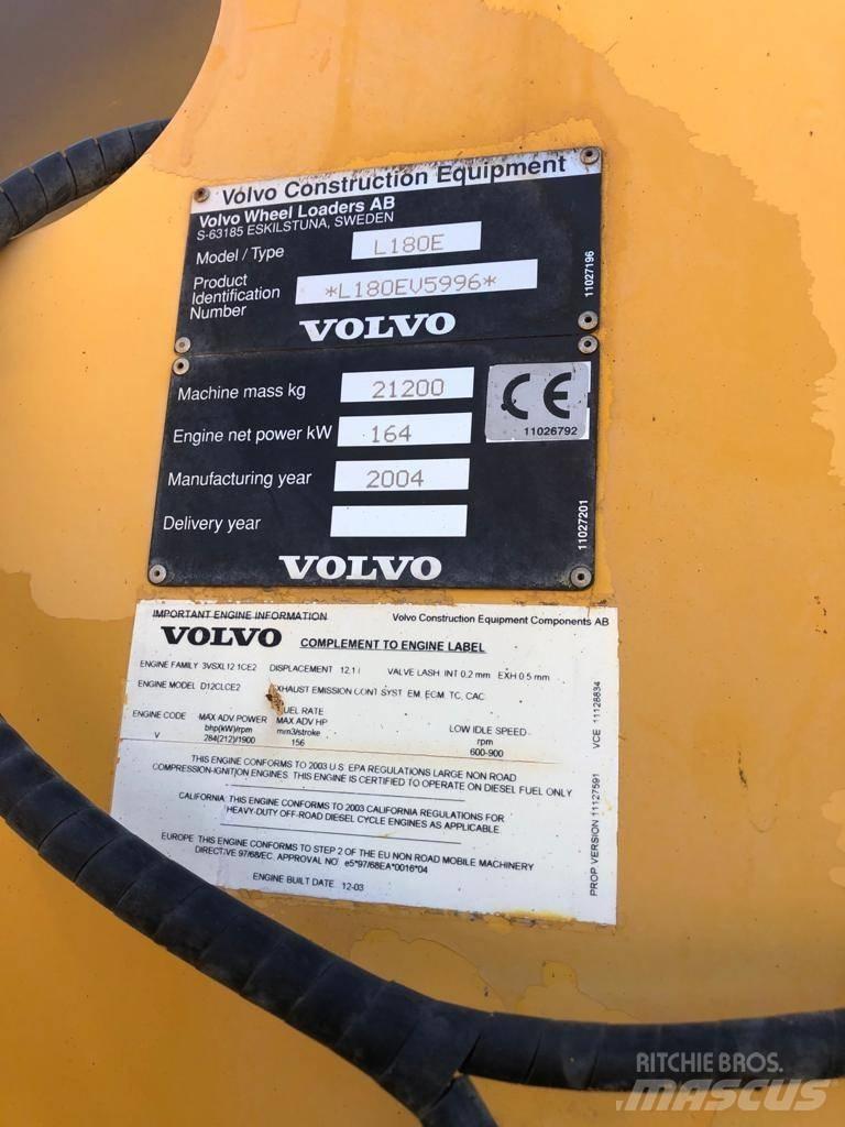 Volvo L 180 E Hjullastare
