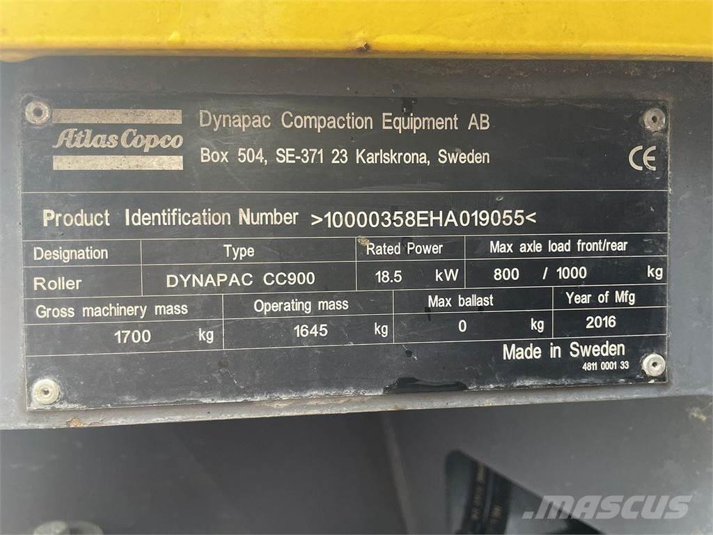Atlas Copco CC900 Vältar