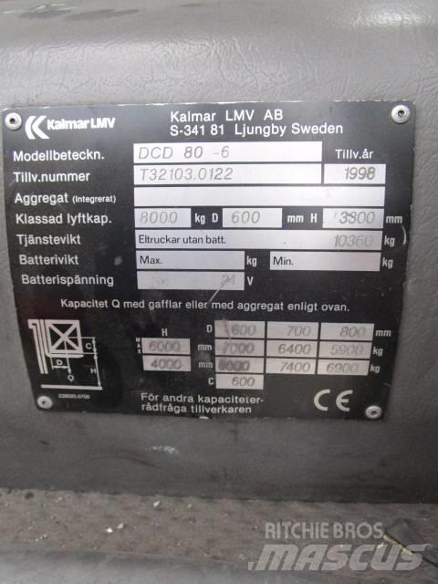 Kalmar DCD 80-6 Dieselmotviktstruckar