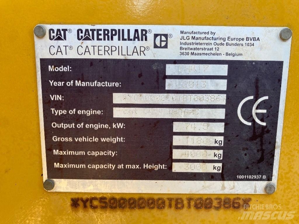 CAT TH 417 Teleskoplastare