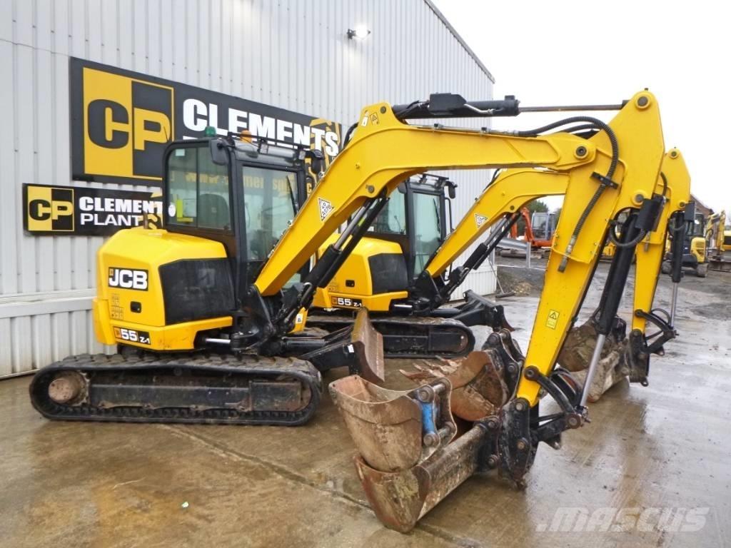JCB 55 Z-1 Midigrävmaskiner 7t - 12t