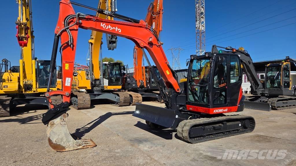 Kubota KX 080-4 Midigrävmaskiner 7t - 12t