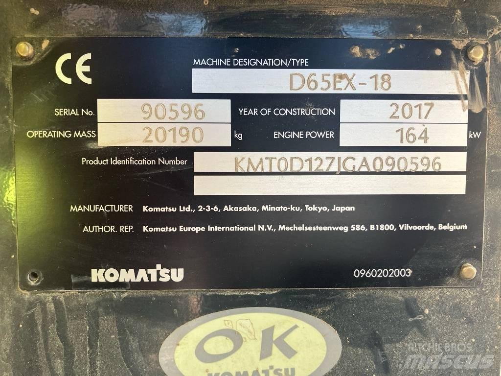 Komatsu D65 EX-18 Bandschaktare