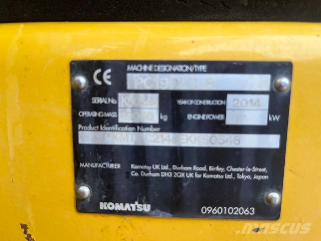 Komatsu PC 190 LC-8 Bandgrävare