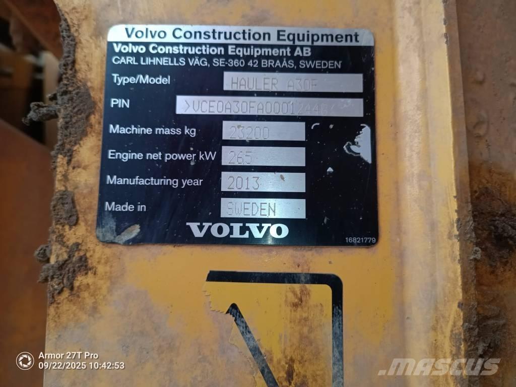 Volvo A 30 F Midjestyrd dumper