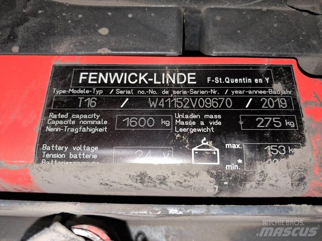 Linde T16 Låglyftare utan plattform