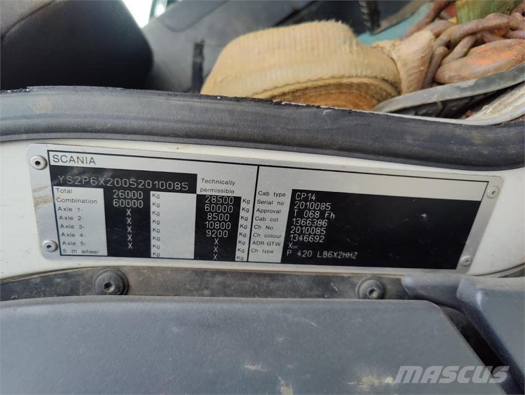 Scania P420 6x2 Tippbilar