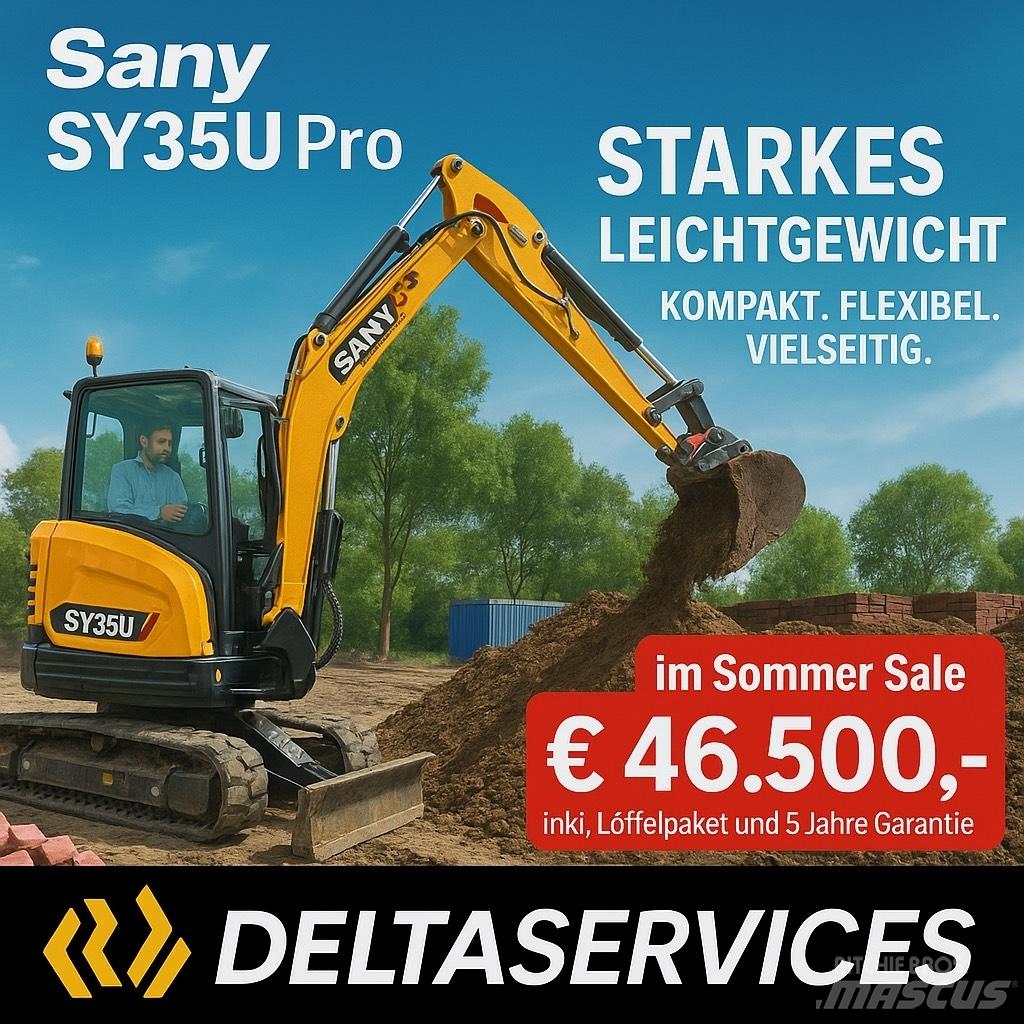 Sany SY 35 U Minigrävare < 7t