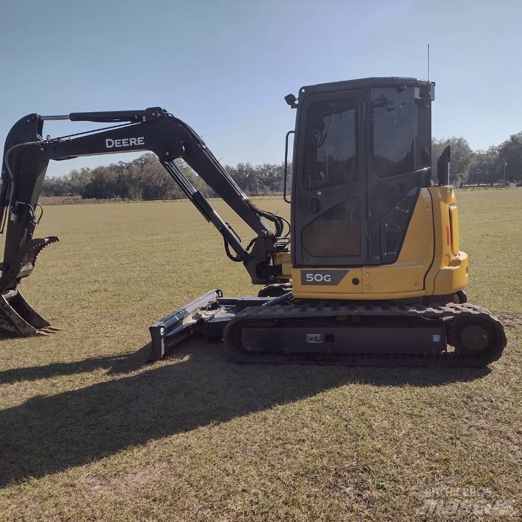 DEERE 50G Minigrävare < 7t