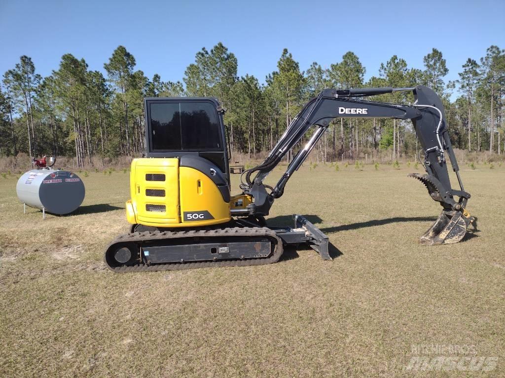 DEERE 50G Minigrävare < 7t