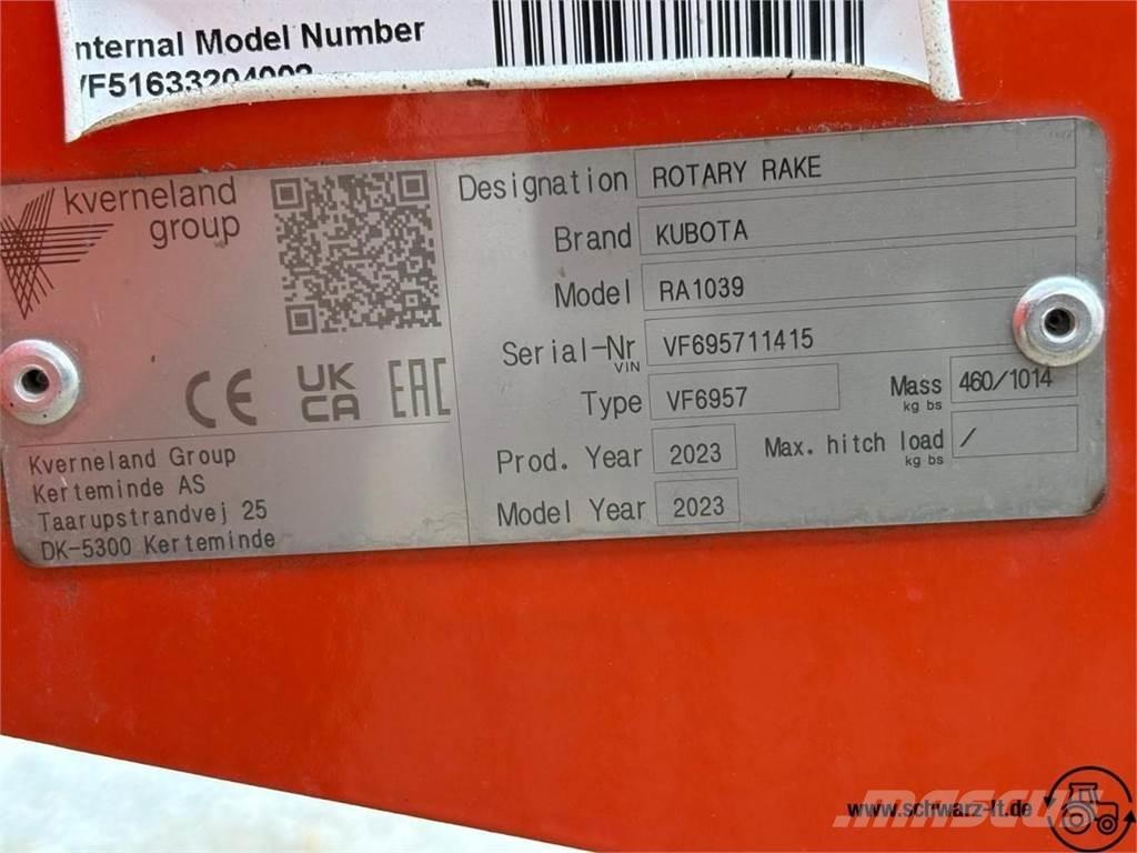 Kubota RA 1039 Strängläggare