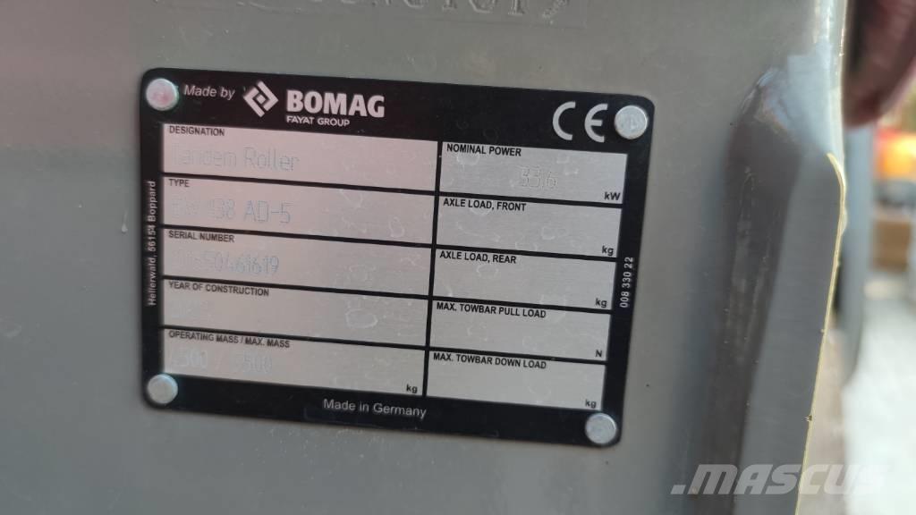 Bomag BW 138 AD Andra vältar