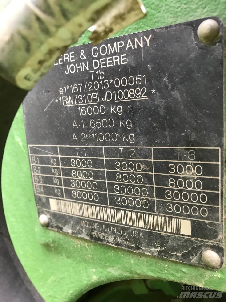 John Deere 7310R Traktorer