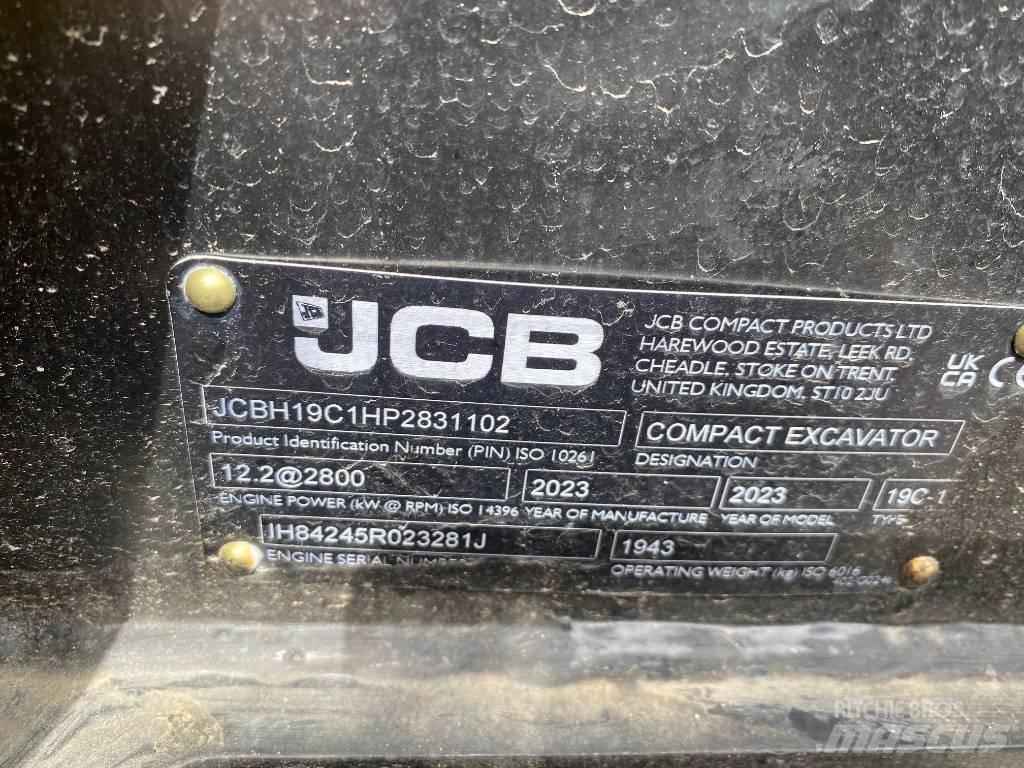 JCB 19 C-1 Minigrävare < 7t