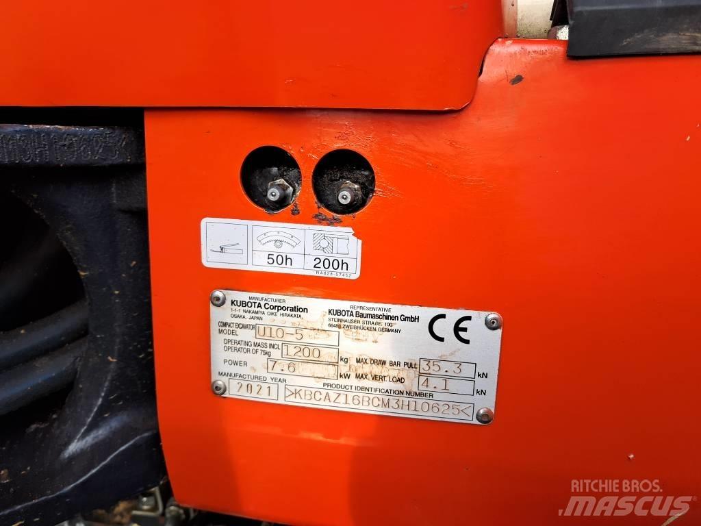 Kubota U10-5 Minigrävare < 7t