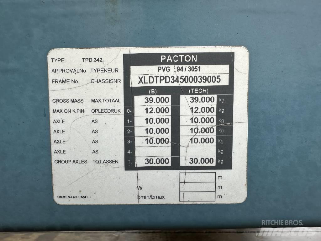 Pacton TPD 342 Flaktrailer