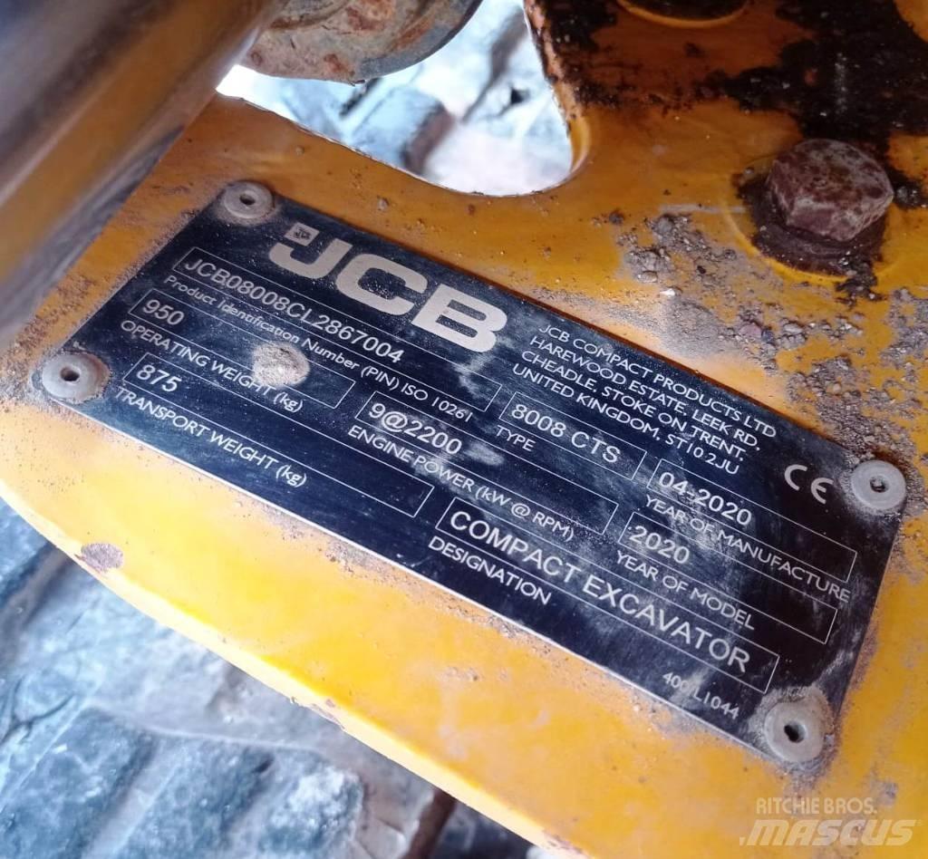 JCB 8008 CTS Minigrävare < 7t