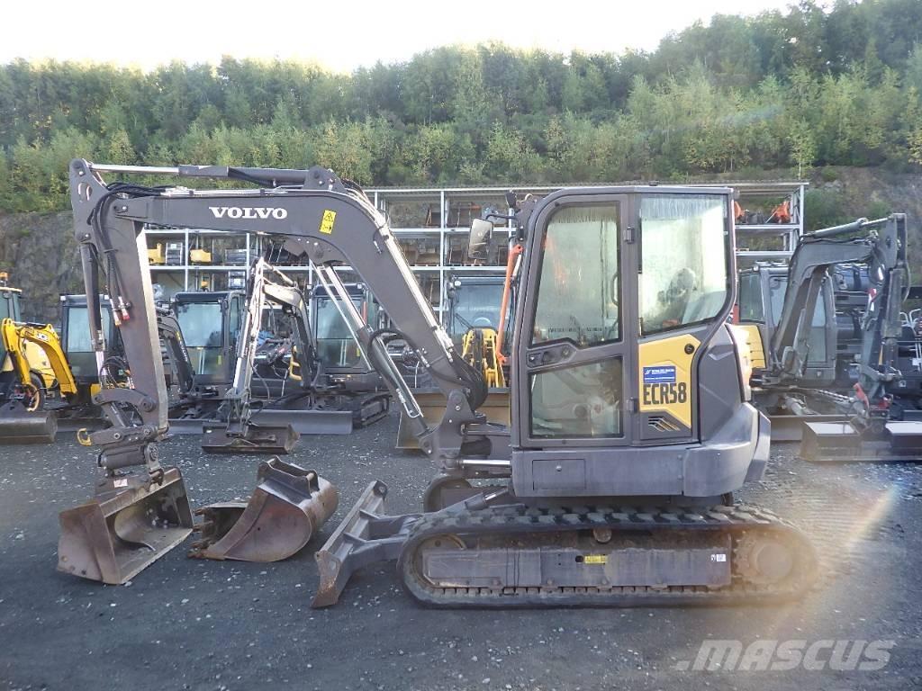 Volvo ECR 58 F Minigrävare < 7t