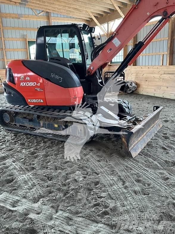 Kubota KX080-4 Bandgrävare