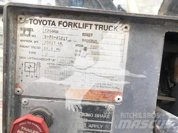 Toyota T2500D Dieselmotviktstruckar