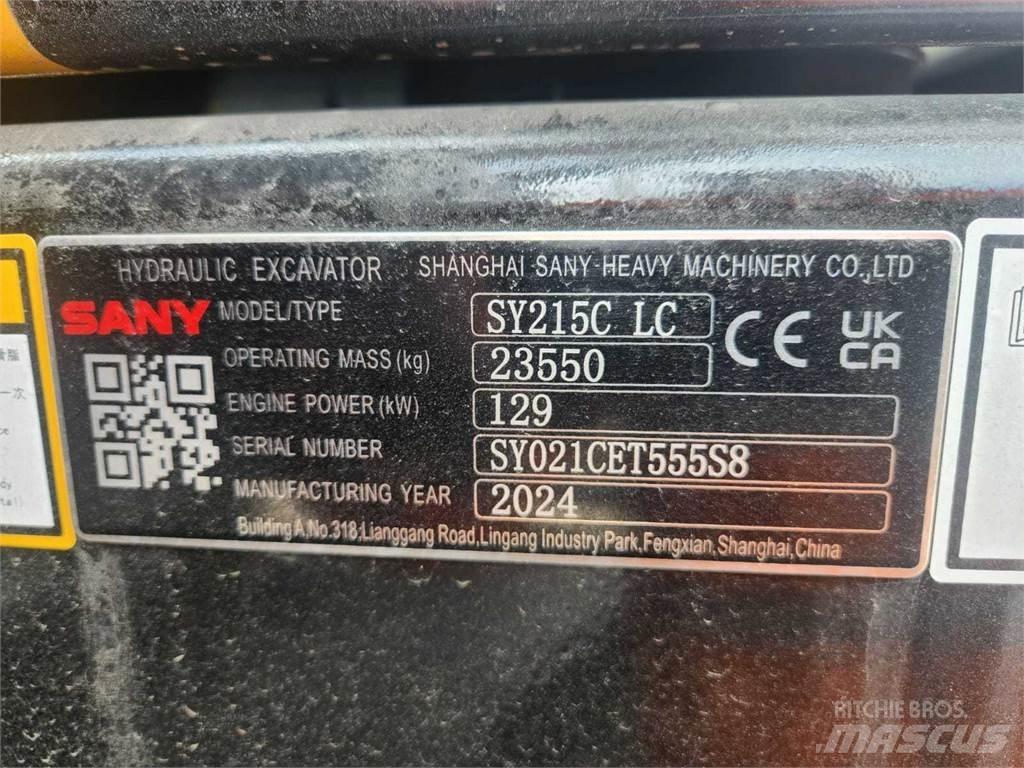 Sany SY215C Bandgrävare