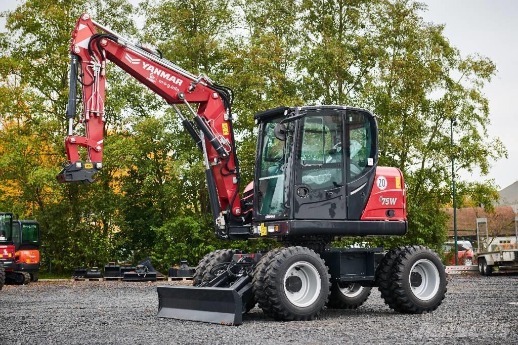 Yanmar B 75 W Hjulgrävare