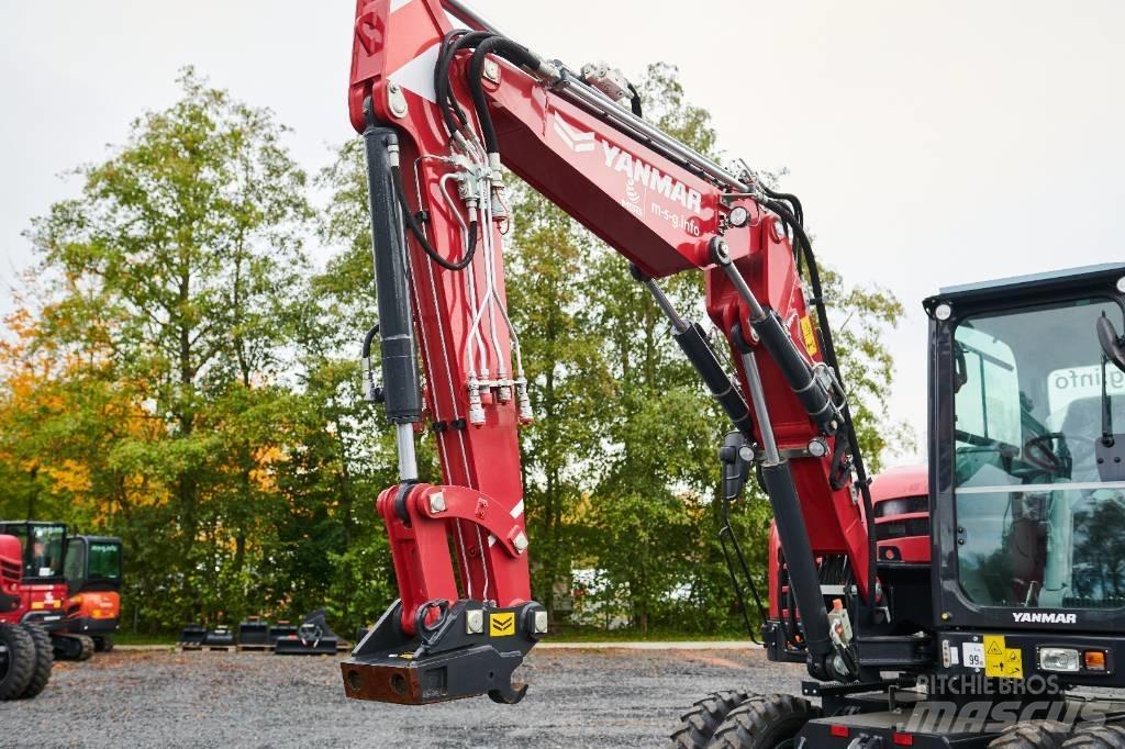 Yanmar B 75 W Hjulgrävare