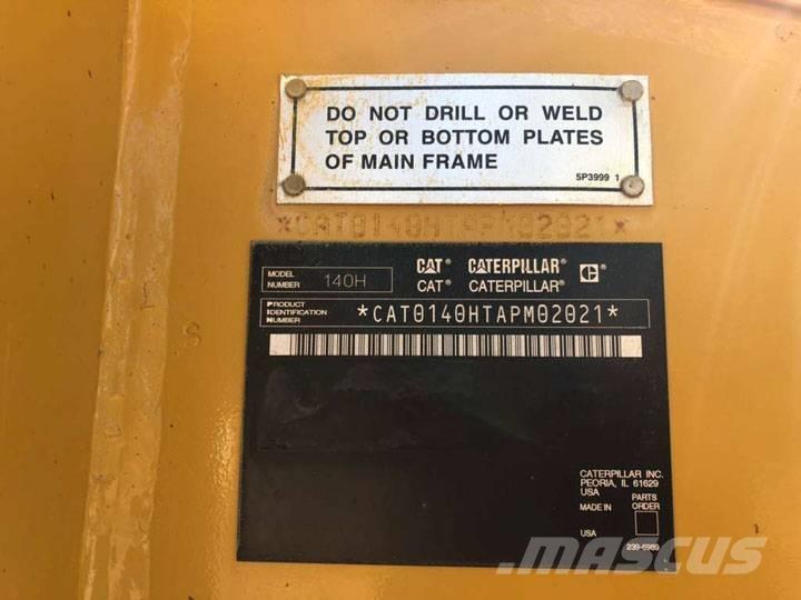 CAT 140 H NA Väghyvlar