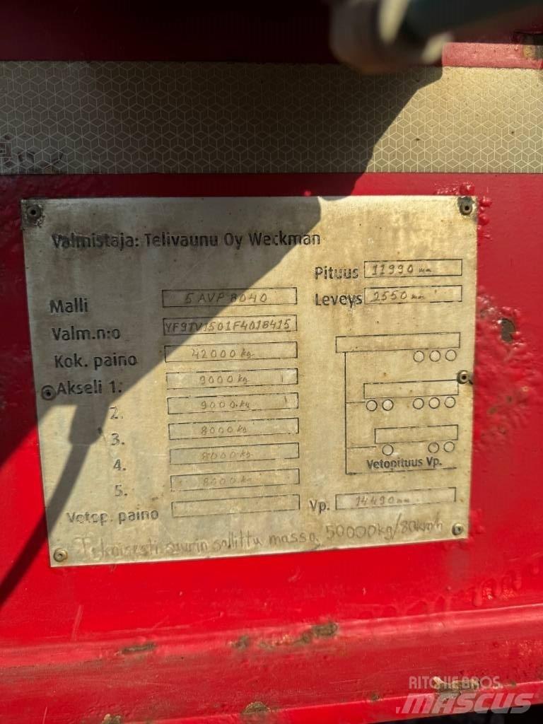 Weckman 5 AVP 8040 Timmersläp