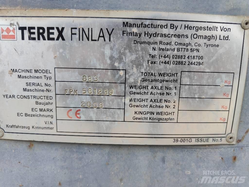 Terex Finlay 883 Mobila sorteringsverk