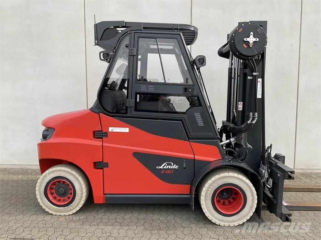 Linde E80-01/900 Elmotviktstruckar