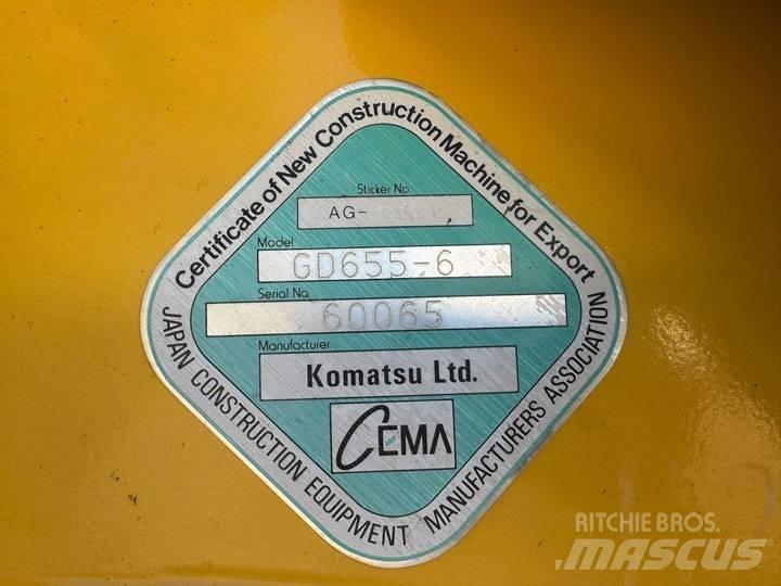 Komatsu GD 655-6 Väghyvlar