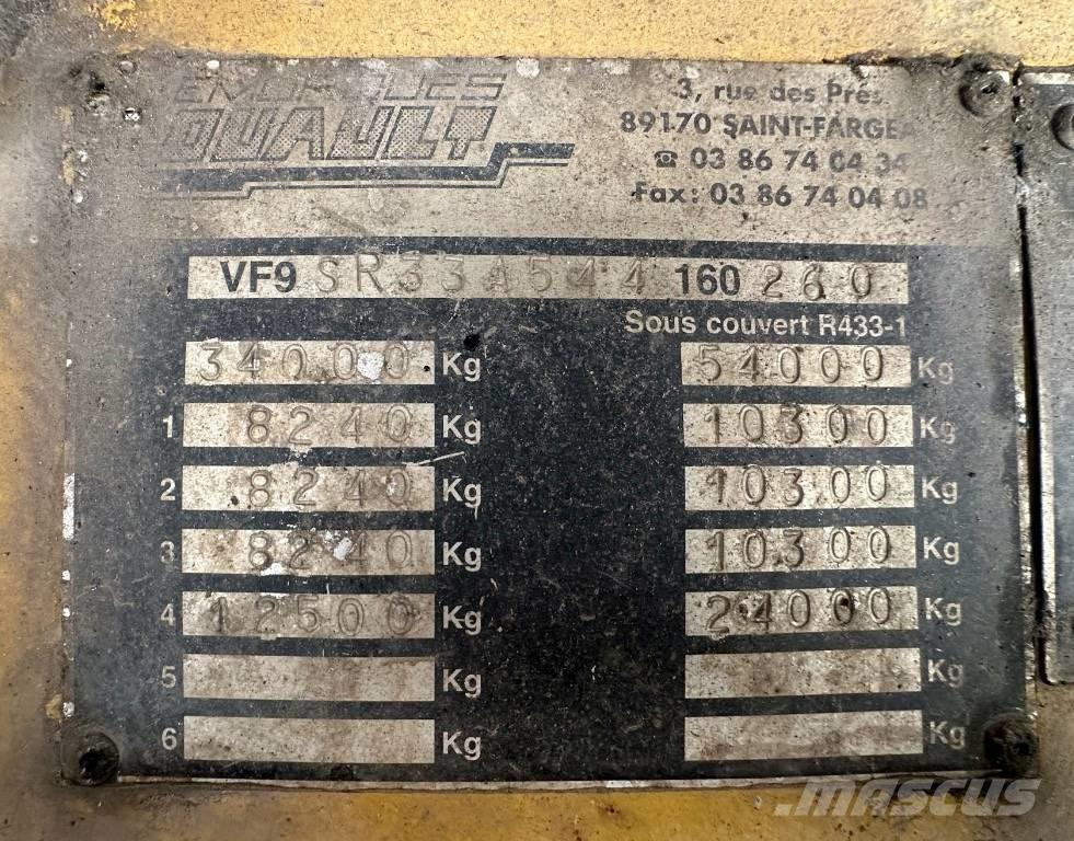 Louault SR33A Biltransporttrailer
