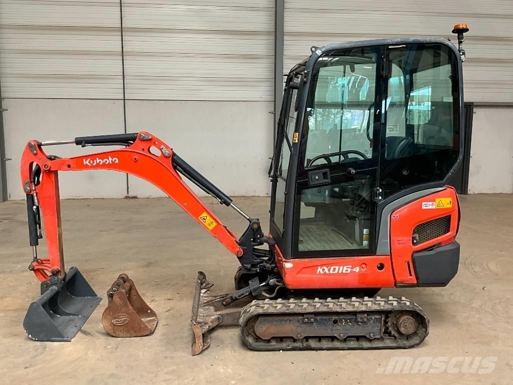 Kubota KX 016-4 Minigrävare < 7t