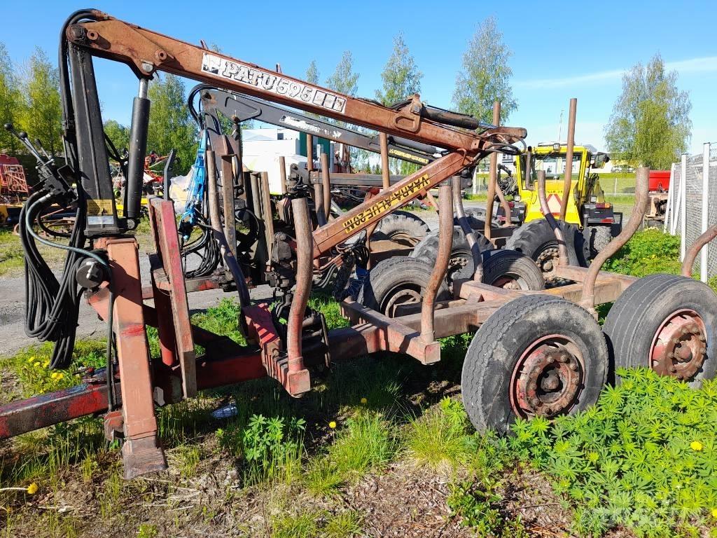 Patu 595+Metsäkärry Griplastare och kranar
