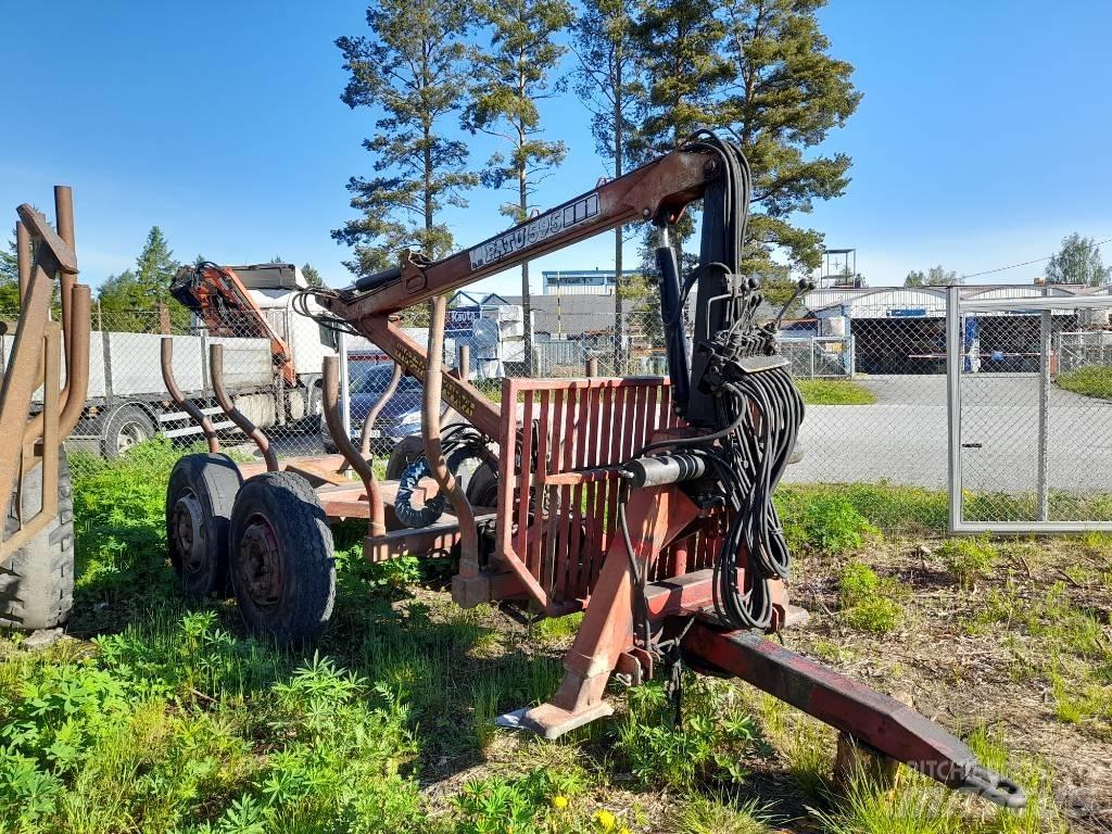Patu 595+Metsäkärry Griplastare och kranar