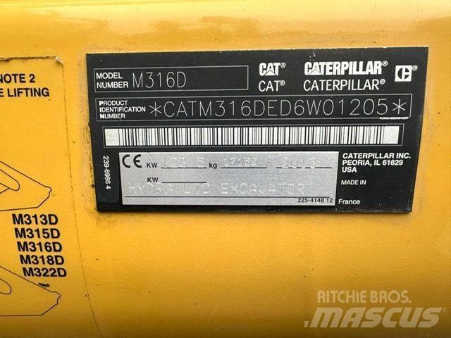 CAT CAT M316D Hjulgrävare