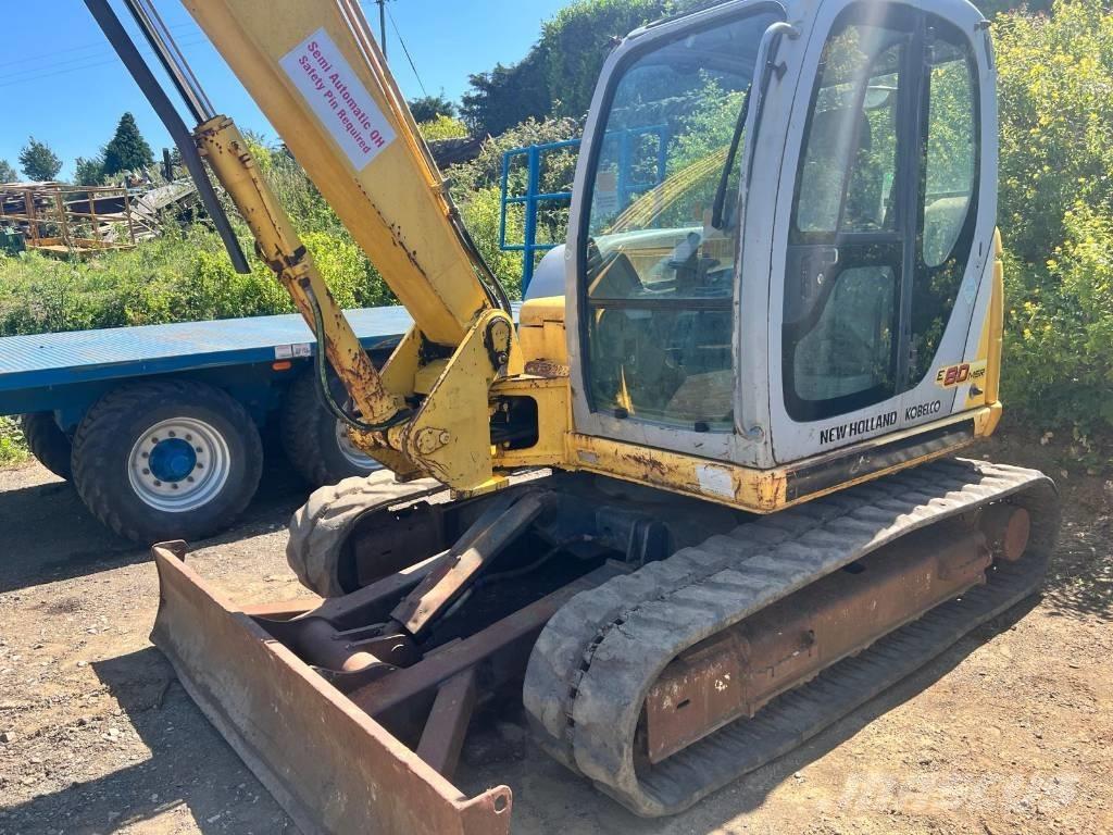 New Holland E 80 Midigrävmaskiner 7t - 12t