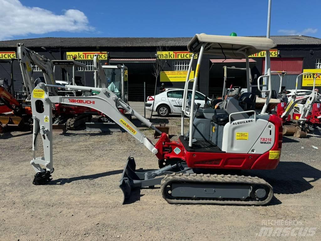Takeuchi TB 216 Minigrävare < 7t