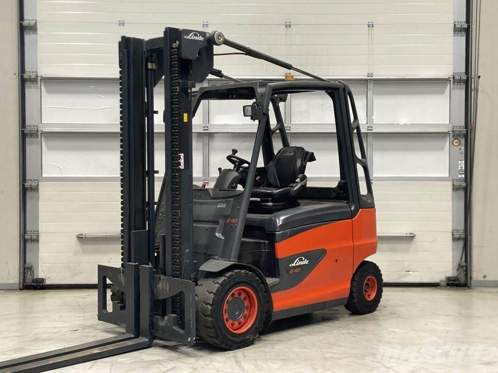 Linde E40H-01/600 Elmotviktstruckar