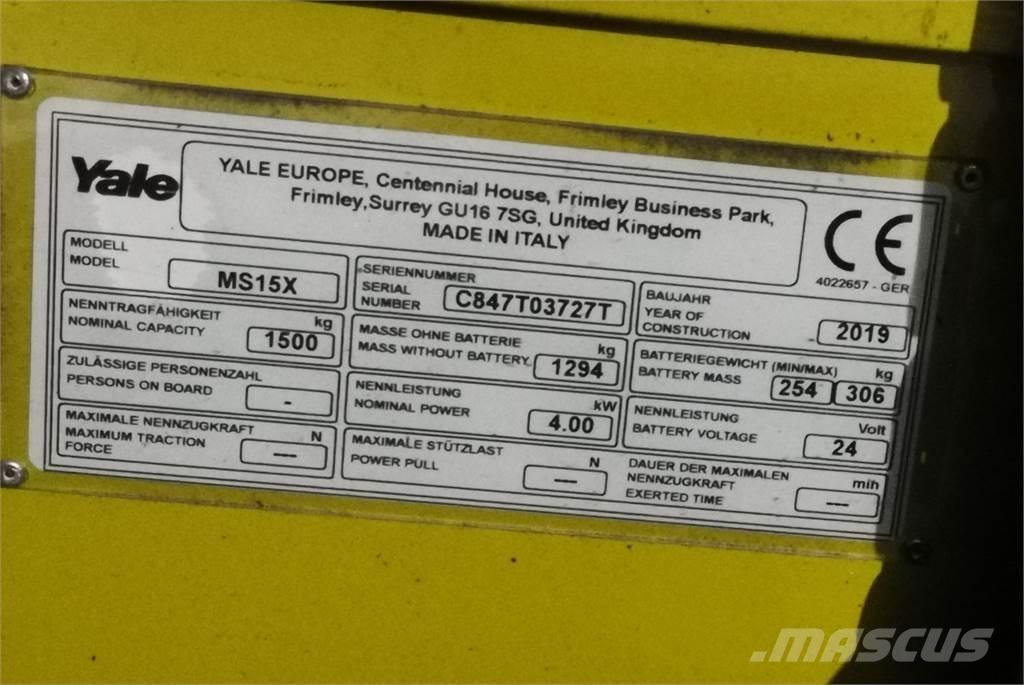 Yale MS15XSL Staplare-led