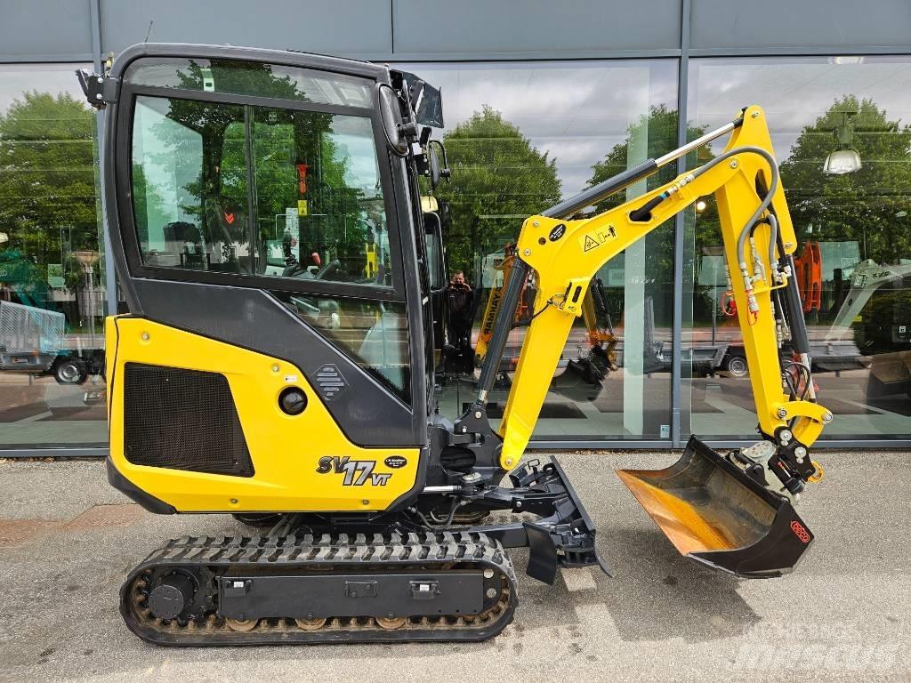 Yanmar sv17vt Minigrävare < 7t