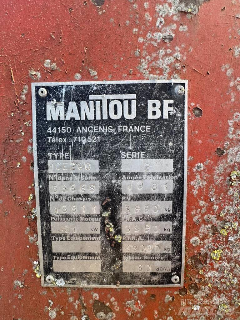 Manitou MCE 20 C Dieselmotviktstruckar