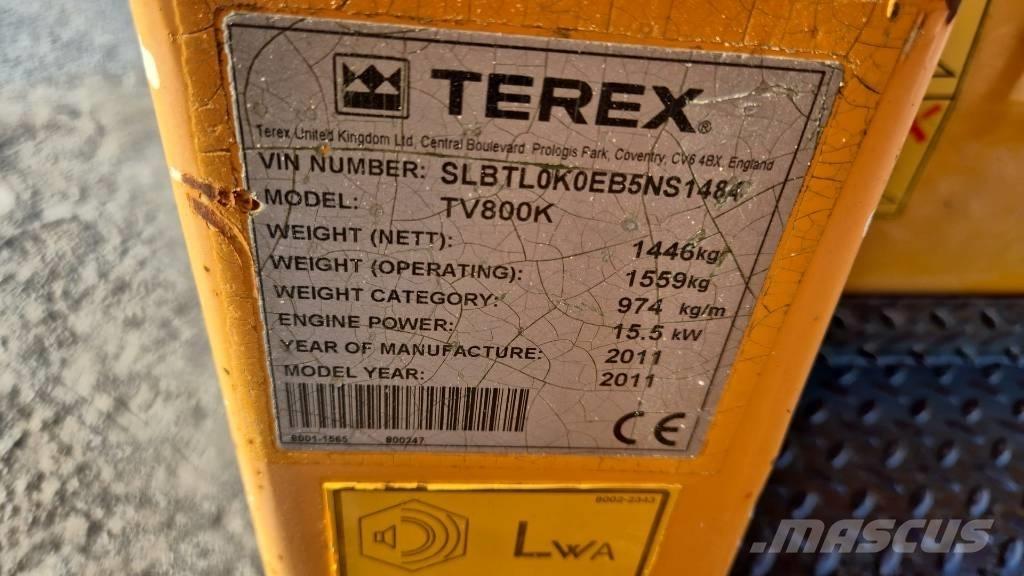 Terex TV 800 Tvåvalsvältar
